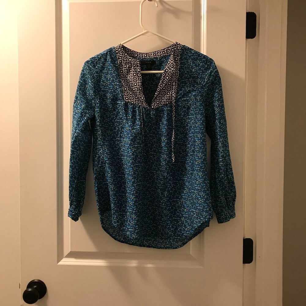 J. Crew Silk top